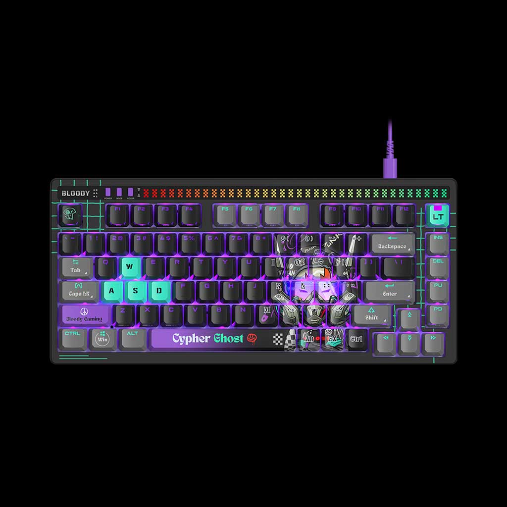 bloody at75 cypher ghost alpha optical switch mechanical gaming keyboard front.jpg bloody at75 cypher ghost alpha optical switch mechanical gaming keyboard front.jpg