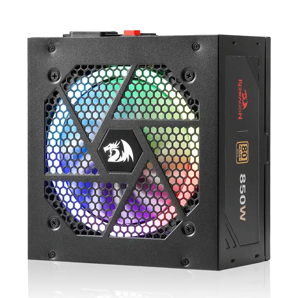 redragon ps007 black 80 plus gold rgb power supply right side view.jpg redragon ps007 black 80 plus gold rgb power supply right side view.jpg