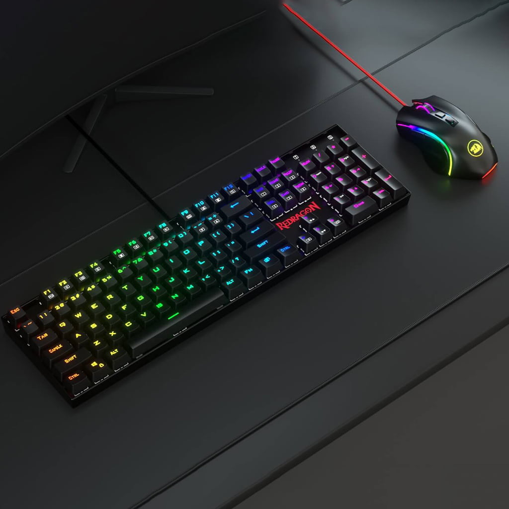 redragonk551 rgb ba m607 black mouse combo top view 1.jpg redragonk551 rgb ba m607 black mouse combo top view 1.jpg
