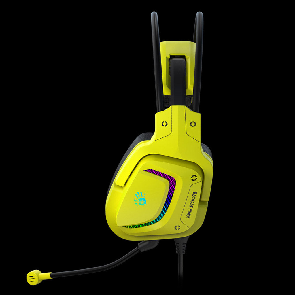 bloody g575 punk yellow rgb gaming headphone side view.jpg bloody g575 punk yellow rgb gaming headphone side view.jpg