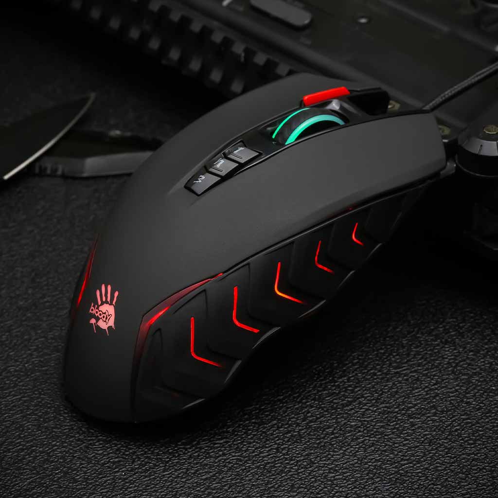 bloody j95s 2 fire black rgb gaming mouse front.jpg bloody j95s 2 fire black rgb gaming mouse front.jpg