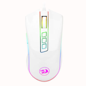 redragon cobra m711 white rgb mouse front 1.jpg