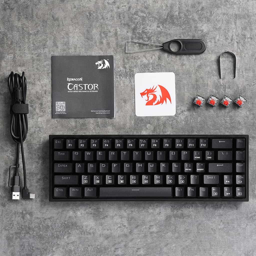 redragon k631 castor rgb gaming keyboard top view.jpg redragon k631 castor rgb gaming keyboard top view.jpg