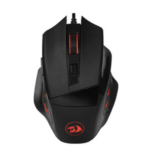 redragon m609 phaser black rgb gaming mouse front.jpg