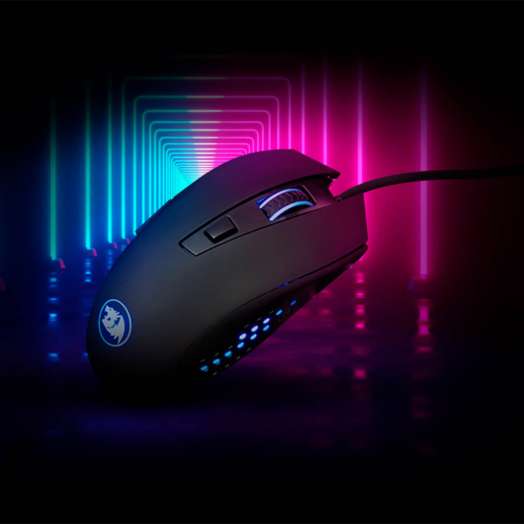 redragon m610 gainer black wired gaming mouse top view.jpg redragon m610 gainer black wired gaming mouse top view.jpg