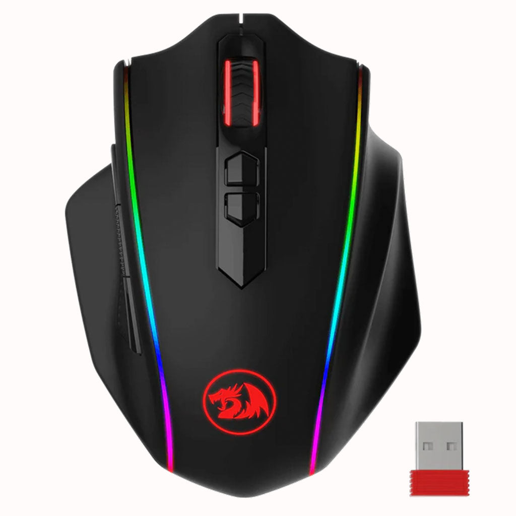 redragon m686 vampire elite black wireless gaming mouse front.jpg redragon m686 vampire elite black wireless gaming mouse front.jpg