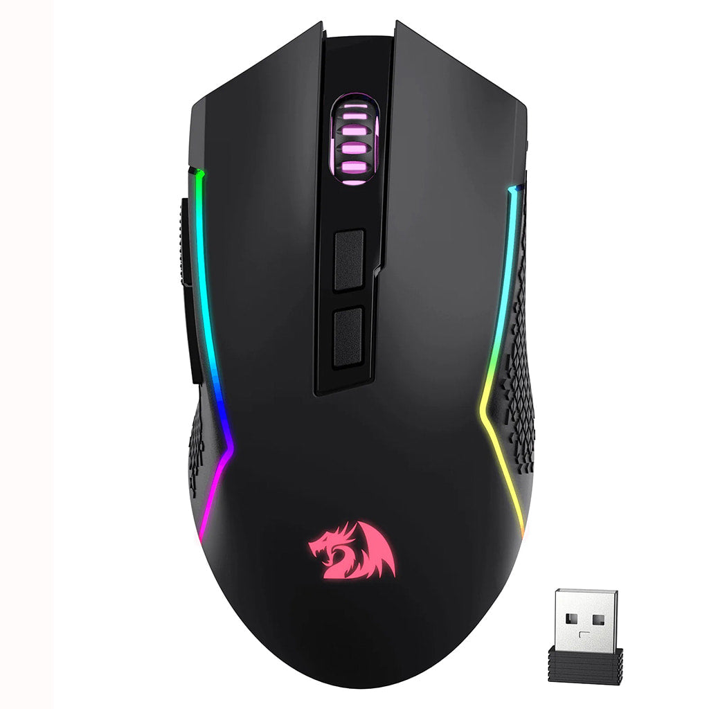 redragon m693 trident pro black rgb wireless gaming mouse front.jpg redragon m693 trident pro black rgb wireless gaming mouse front.jpg