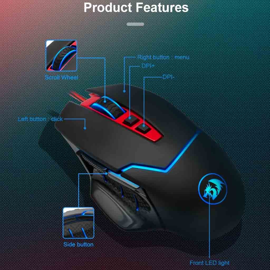 redragon m907 inspirit black rgb gaming mouse keys.jpg redragon m907 inspirit black rgb gaming mouse keys.jpg