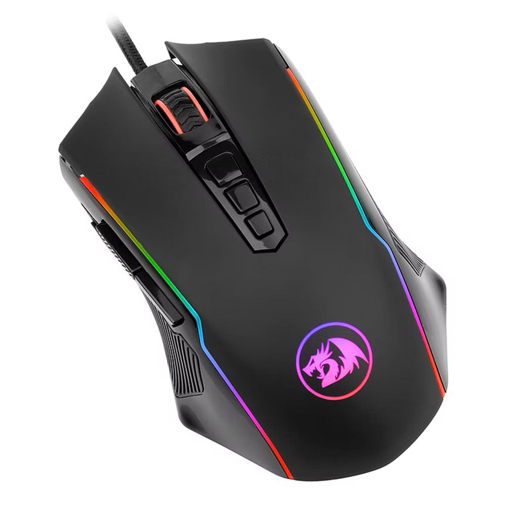 redragon m910 ranger chrome rgb gaming mouse top view.jpg redragon m910 ranger chrome rgb gaming mouse top view.jpg