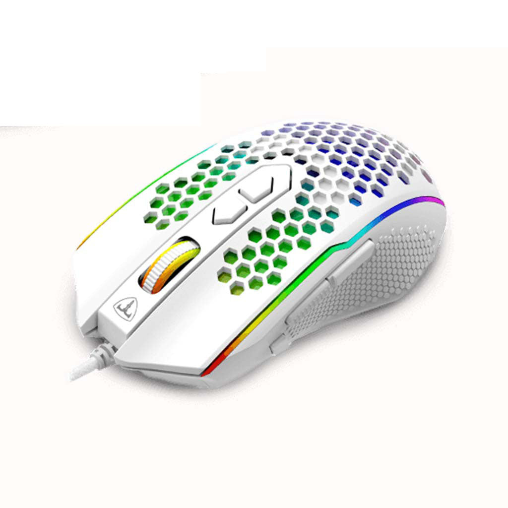 t dagger t tgm310 white honeycomb rgb gaming mouse top view.jpg t dagger t tgm310 white honeycomb rgb gaming mouse top view.jpg